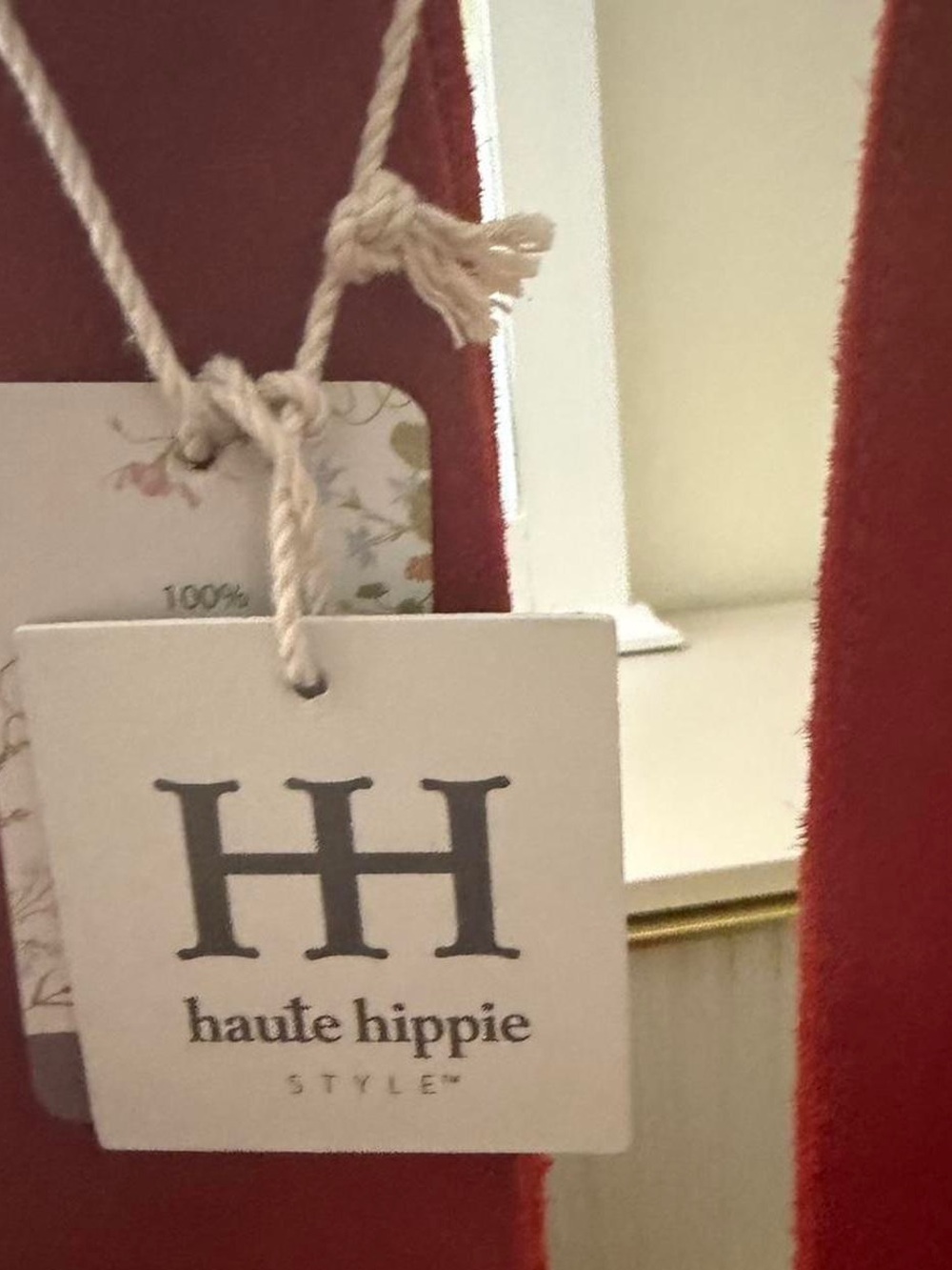 Haute Hippie Red Suede Handbag with Braided Strap - Picture 5 of 7